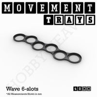40mm Movement Trays for 28mm Miniatures | Tabletop Wargames Compatible | Full Range