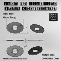 Round To Oval Bases Size Converters 3d Print Full Range