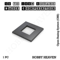 Square to Square Bases Size Converters 3d Print Full Range