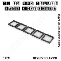 Square to Square Bases Size Converters 3d Print Full Range