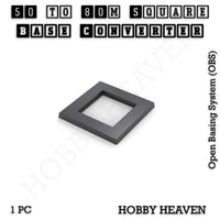 Square to Square Bases Size Converters 3d Print Full Range