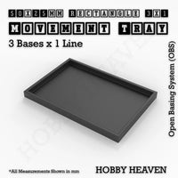 Square & Rectangle Movement Trays for Miniature Tabletop Games | Compatible with Popular Wargames | Full Range UK