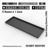 Square & Rectangle Movement Trays for Miniature Tabletop Games | Compatible with Popular Wargames | Full Range UK