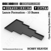 Square & Rectangle Movement Trays for Miniature Tabletop Games | Compatible with Popular Wargames | Full Range UK