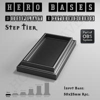 Hero Bases Display Extenders | Squares and Rectangles | Convert Gaming Bases to Display Bases & Plinths