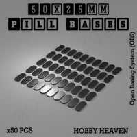 Pill Bases Range - 3d Print Full Range Tabletop Games