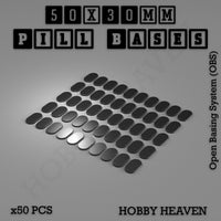 Pill Bases Range - 3d Print Full Range Tabletop Games