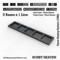Square and Rectangle Movement Trays Adapters for Tabletop Games