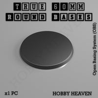 55mm Round Textured Bases 3d Printed Infinty Compatible