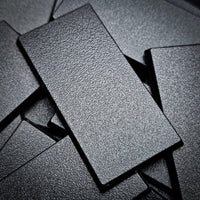 60x30mm Rectangle Plain Plastic Bases - Hobby Heaven