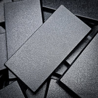 60x30mm Rectangle Plain Plastic Bases - Hobby Heaven