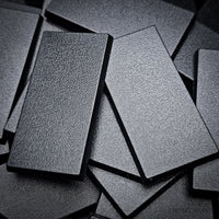 60x30mm Rectangle Plain Plastic Bases - Hobby Heaven