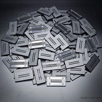 60x30mm Rectangle Slotted Plastic Bases - Hobby Heaven