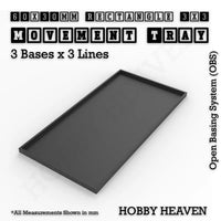 Square & Rectangle Movement Trays for Miniature Tabletop Games | Compatible with Popular Wargames | Full Range UK