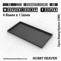 Square & Rectangle Movement Trays for Miniature Tabletop Games | Compatible with Popular Wargames | Full Range UK