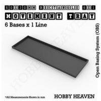 Square & Rectangle Movement Trays for Miniature Tabletop Games | Compatible with Popular Wargames | Full Range UK