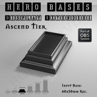 Hero Bases Display Extenders | Squares and Rectangles | Convert Gaming Bases to Display Bases & Plinths