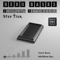 Hero Bases Display Extenders | Squares and Rectangles | Convert Gaming Bases to Display Bases & Plinths