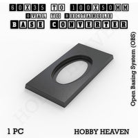 Wargaming Oval to Rectangle Base Converters – Tabletop Games | 3D Printed Tabletop Accessories