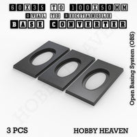 Wargaming Oval to Rectangle Base Converters – Tabletop Games | 3D Printed Tabletop Accessories