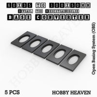 Wargaming Oval to Rectangle Base Converters – Tabletop Games | 3D Printed Tabletop Accessories