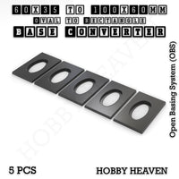 Wargaming Oval to Rectangle Base Converters – Tabletop Games | 3D Printed Tabletop Accessories