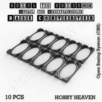 Wargaming Oval to Rectangle Base Converters – Tabletop Games | 3D Printed Tabletop Accessories