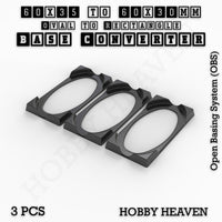 Wargaming Oval to Rectangle Base Converters – Tabletop Games | 3D Printed Tabletop Accessories