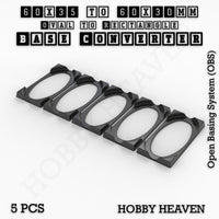 Wargaming Oval to Rectangle Base Converters – Tabletop Games | 3D Printed Tabletop Accessories