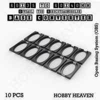 Wargaming Oval to Rectangle Base Converters – Tabletop Games | 3D Printed Tabletop Accessories
