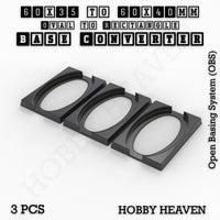 Wargaming Oval to Rectangle Base Converters – Tabletop Games | 3D Printed Tabletop Accessories