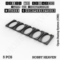 Wargaming Oval to Rectangle Base Converters – Tabletop Games | 3D Printed Tabletop Accessories