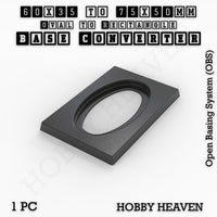 Wargaming Oval to Rectangle Base Converters – Tabletop Games | 3D Printed Tabletop Accessories