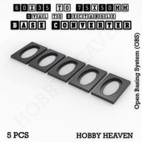 Wargaming Oval to Rectangle Base Converters – Tabletop Games | 3D Printed Tabletop Accessories