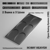 Oval to Rectangle Movement Tray Adapters