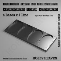Oval to Rectangle Movement Tray Adapters