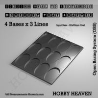 Oval to Rectangle Movement Tray Adapters
