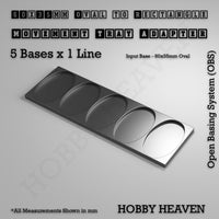 Oval to Rectangle Movement Tray Adapters