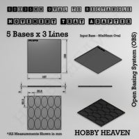 Oval to Rectangle Movement Tray Adapters