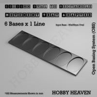 Oval to Rectangle Movement Tray Adapters