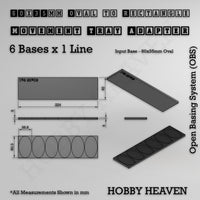 Oval to Rectangle Movement Tray Adapters