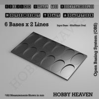 Oval to Rectangle Movement Tray Adapters