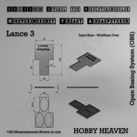 Oval to Rectangle Movement Tray Adapters