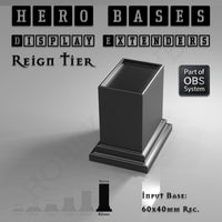 Hero Bases Display Extenders | Squares and Rectangles | Convert Gaming Bases to Display Bases & Plinths