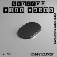 Pill Bases Range - 3d Print Full Range Tabletop Games