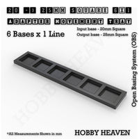 Square and Rectangle Movement Trays Adapters for Tabletop Games