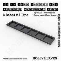 Square and Rectangle Movement Trays Adapters for Tabletop Games