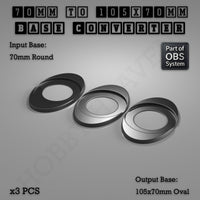 Round To Oval Bases Size Converters 3d Print Full Range