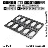 Wargaming Oval to Rectangle Base Converters – Tabletop Games | 3D Printed Tabletop Accessories