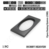 Wargaming Oval to Rectangle Base Converters – Tabletop Games | 3D Printed Tabletop Accessories